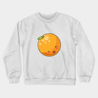 Kawaii orange fruit Crewneck Sweatshirt